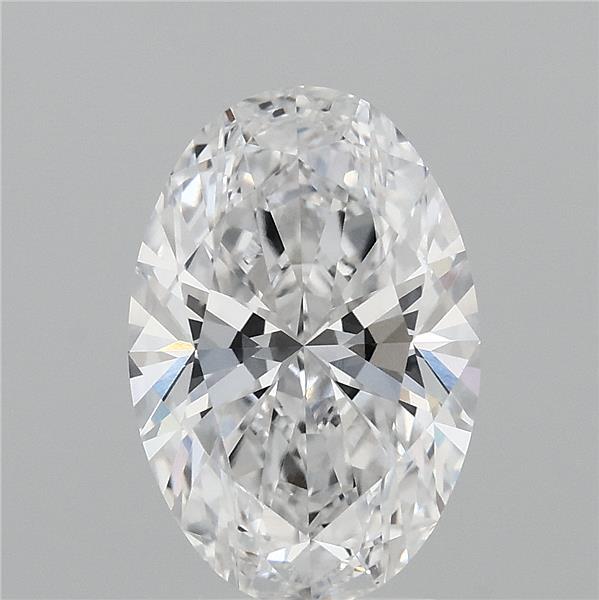 2.92ct Oval D FL Lab Created Diamond