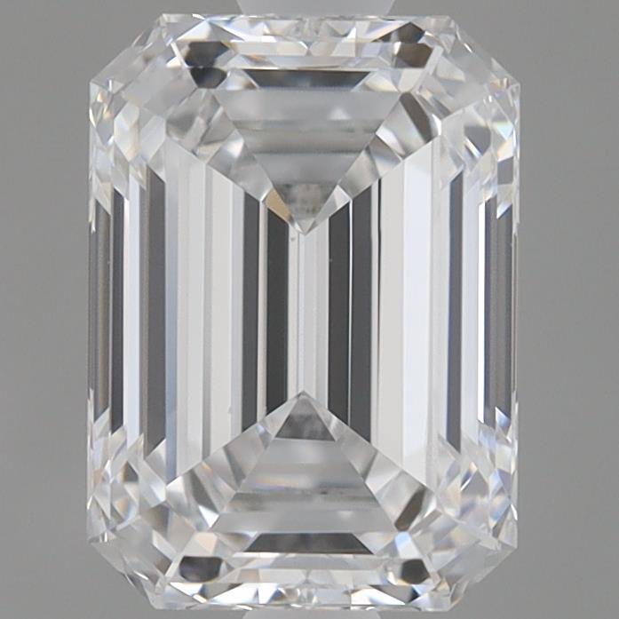 0.96ct Emerald D VVS2 Lab Created Diamond