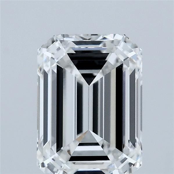 2.03ct Emerald E VVS2 Lab Created Diamond