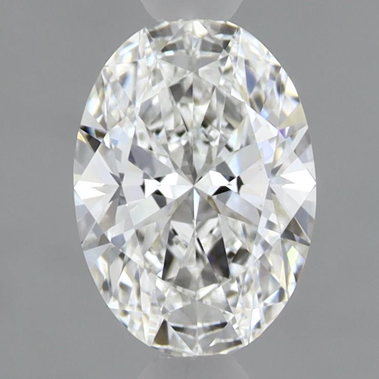 0.93ct Oval D VVS2 Lab Created Diamond