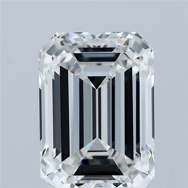 2.52ct Emerald F VVS2 Lab Created Diamond