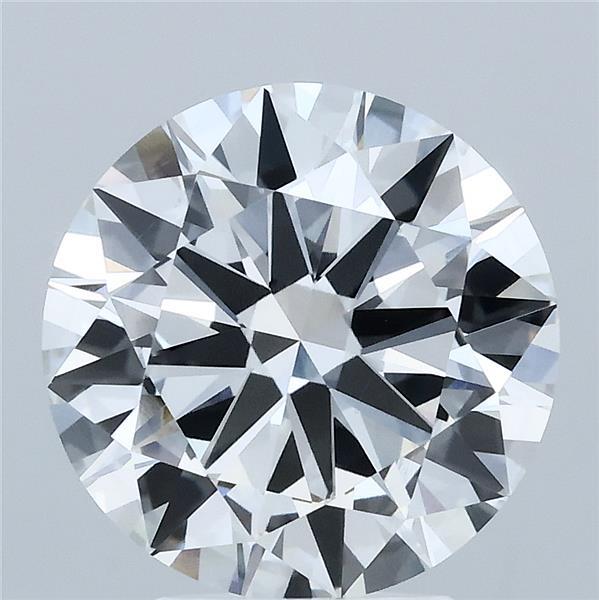 4ct Round F VVS2 Lab Created Diamond