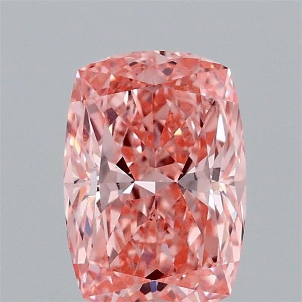 1.04ct Cushion FANCY VIVID PINK VS1 Lab Created Diamond