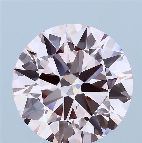 3.75ct Round FANCY INTENSE PINK VVS2 Lab Created Diamond