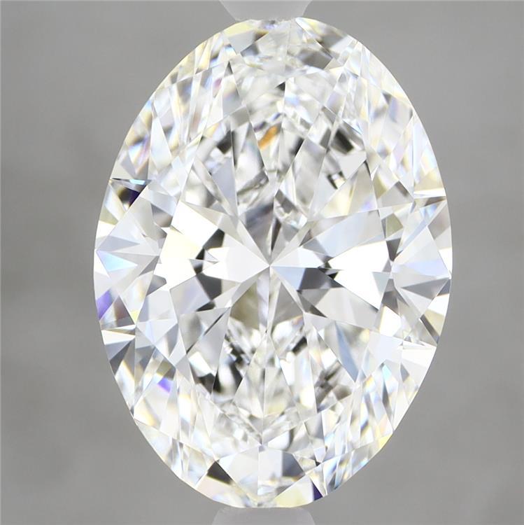 5.02ct Oval D VVS2 Lab Created Diamond