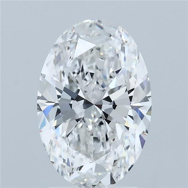 2.73ct Oval E VVS2 Lab Created Diamond