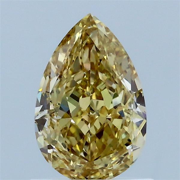 1.09ct Pear FANCY YELLOW VS1 Lab Created Diamond