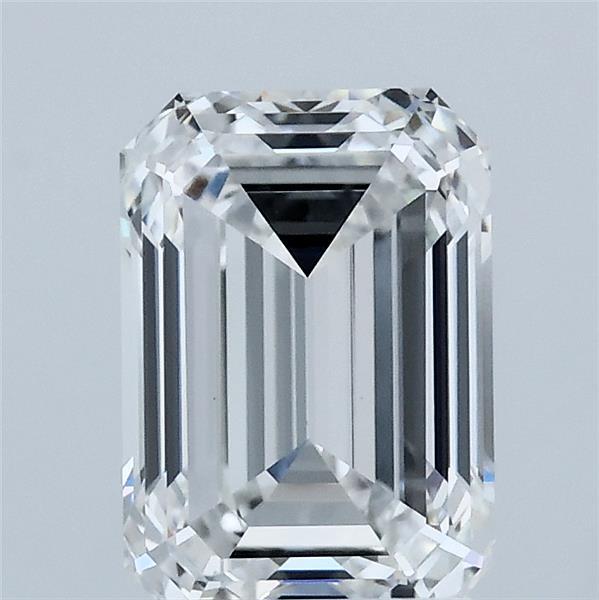 2.03ct Emerald D VVS2 Lab Created Diamond