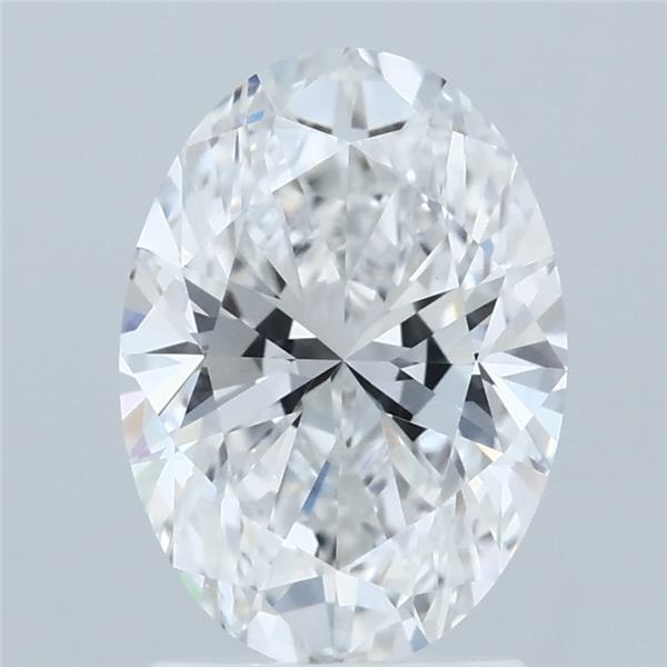2ct Oval D VVS2 Lab Created Diamond