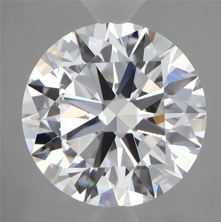 4ct Round F VS1 Lab Created Diamond