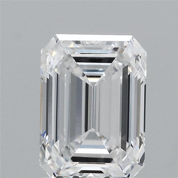 2.02ct Emerald D VVS1 Lab Created Diamond