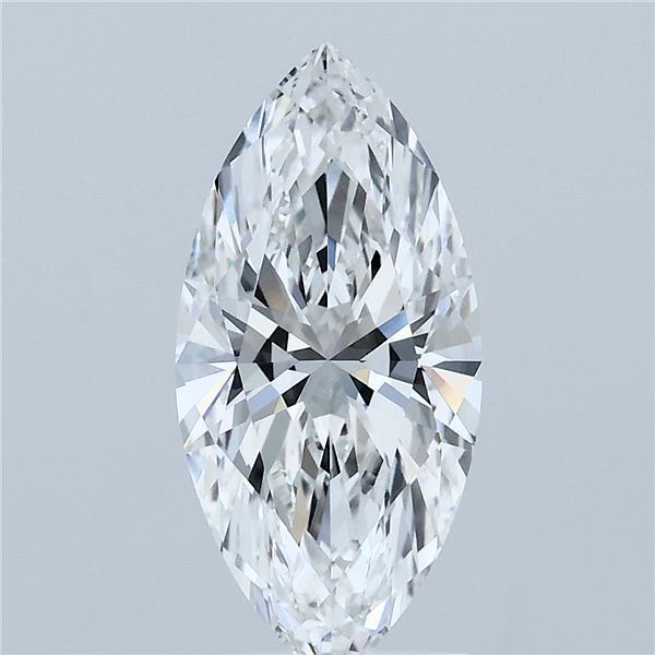 2.05ct Marquise E VVS2 Lab Created Diamond