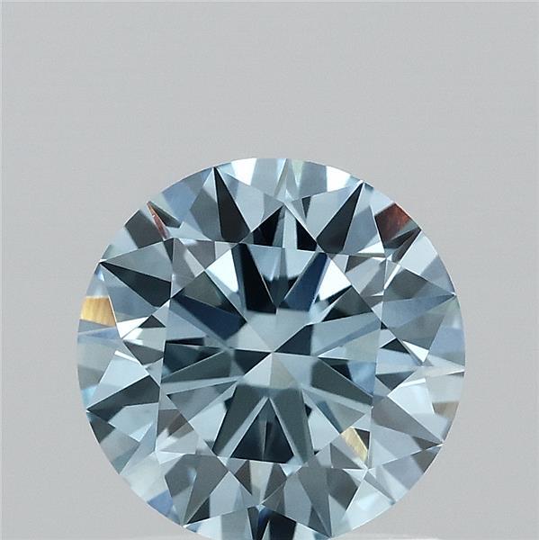 1.15ct Round FANCY VIVID BLUE VS1 Lab Created Diamond