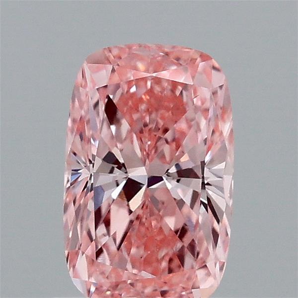 0.98ct Cushion FANCY VIVID PINK VS1 Lab Created Diamond