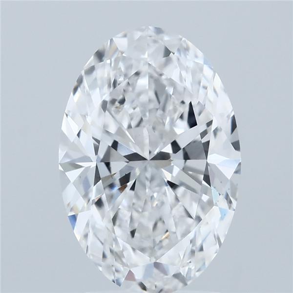 2.78ct Oval D VS2 Lab Created Diamond