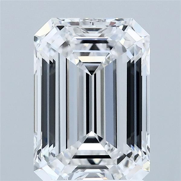 2.08ct Emerald D VVS2 Lab Created Diamond