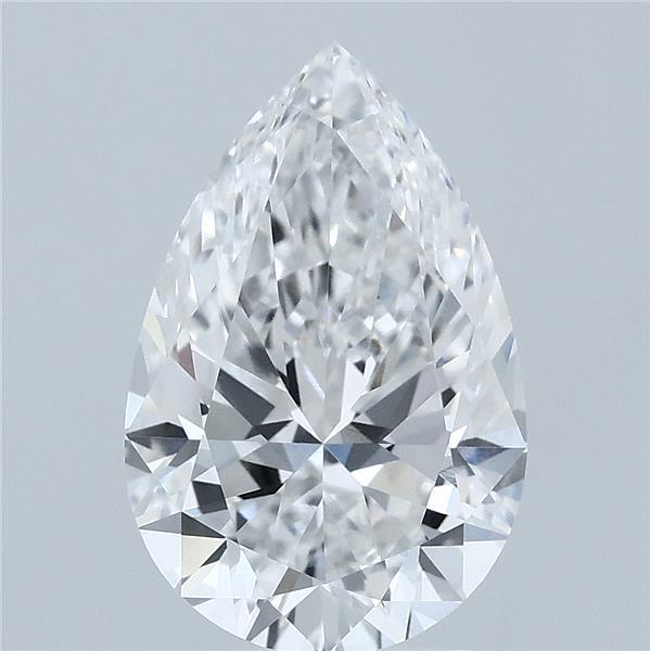 3.01ct Pear E VVS2 Lab Created Diamond