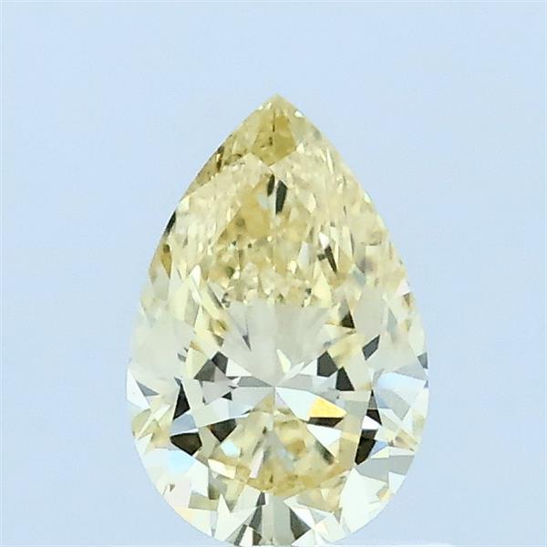0.57ct Pear FANCY YELLOW VS1 Lab Created Diamond