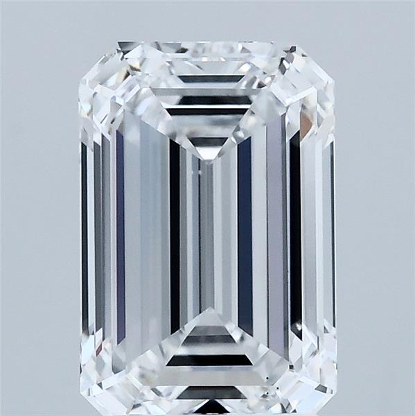 2.55ct Emerald D VS1 Lab Created Diamond