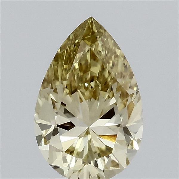 0.79ct Pear FANCY YELLOW VS1 Lab Created Diamond