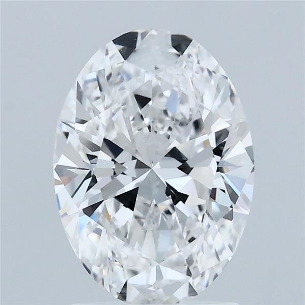 1.93ct Oval E VVS2 Lab Created Diamond