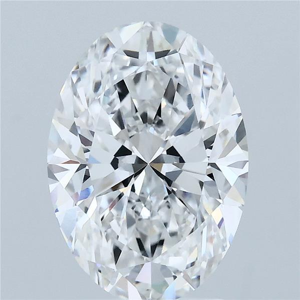 3.02ct Oval E VVS2 Lab Created Diamond