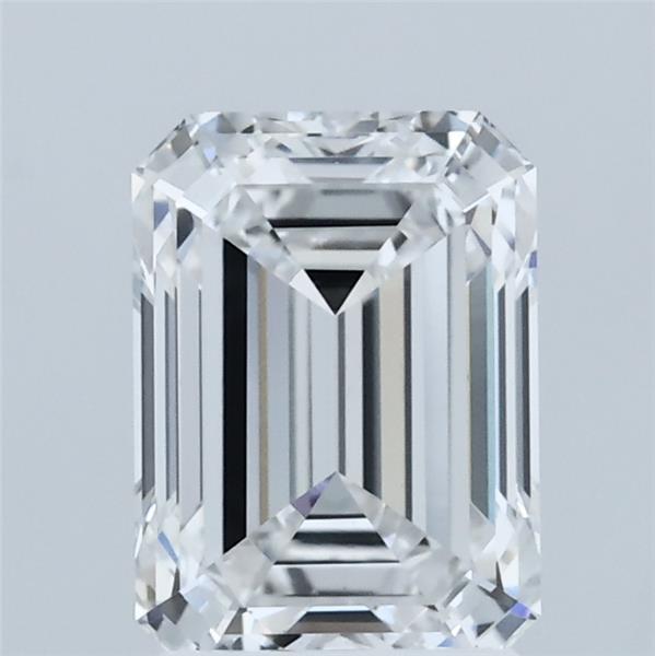 2.01ct Emerald D VVS2 Lab Created Diamond