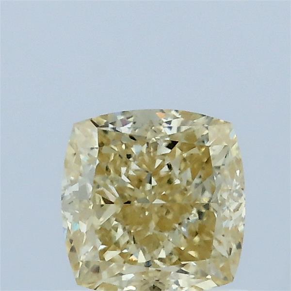1.07ct Cushion FANCY INTENSE YELLOW VS2 Lab Created Diamond