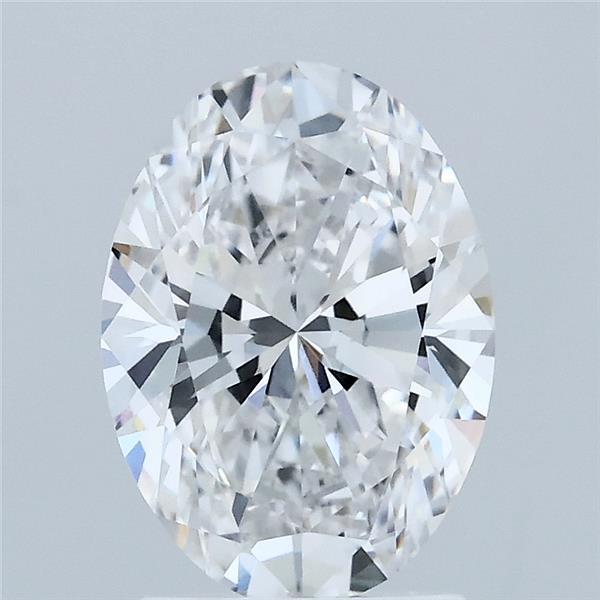 2ct Oval D VVS2 Lab Created Diamond