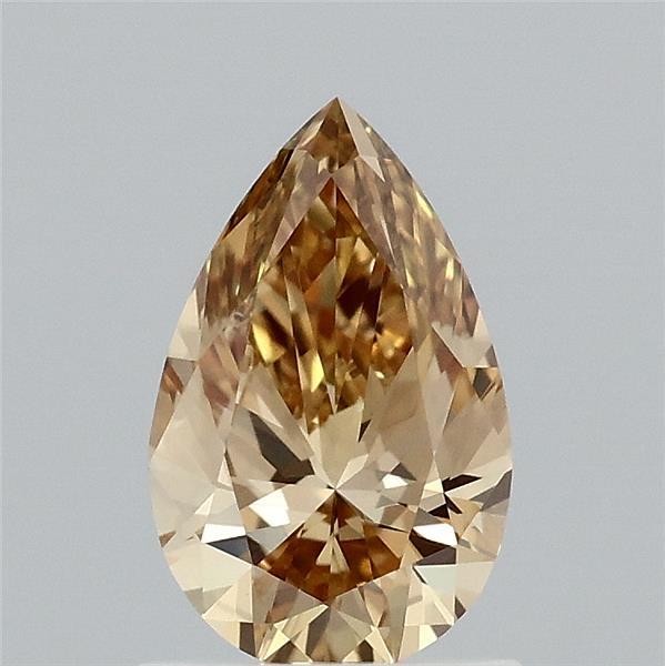 1.02ct Pear FANCY INTENSE YELLOW VVS2 Lab Created Diamond