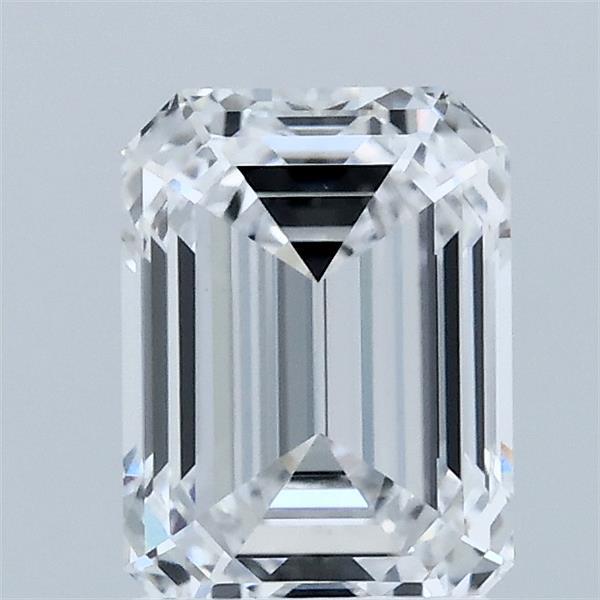 1.55ct Emerald D VVS2 Lab Created Diamond