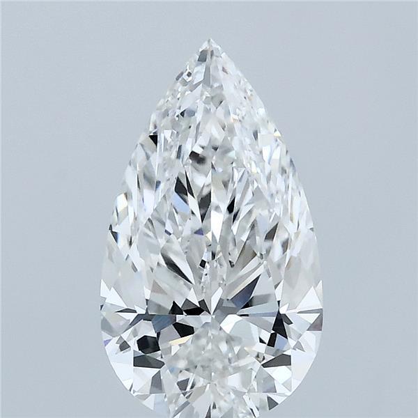 1.81ct Pear F VVS2 Lab Created Diamond