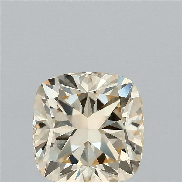1.6ct Cushion FANCY LIGHT YELLOW VS1 Lab Created Diamond
