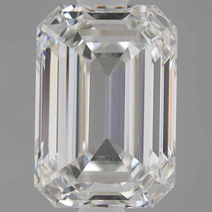 0.94ct Emerald F VVS2 Lab Created Diamond
