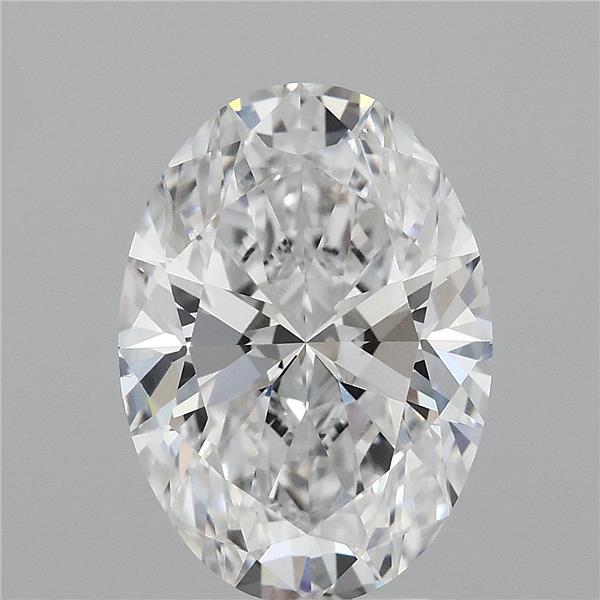 4.07ct Oval D VVS2 Lab Created Diamond