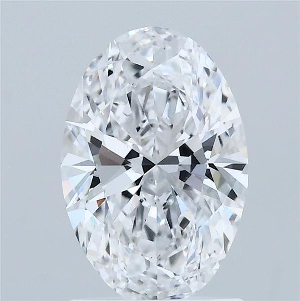 1.44ct Oval D VVS2 Lab Created Diamond