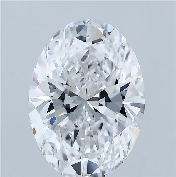 2.87ct Oval D VVS2 Lab Created Diamond