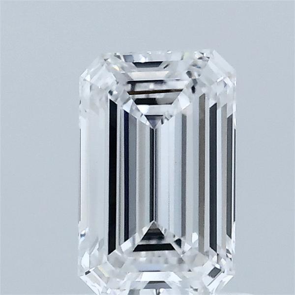 0.88ct Emerald D VVS2 Lab Created Diamond