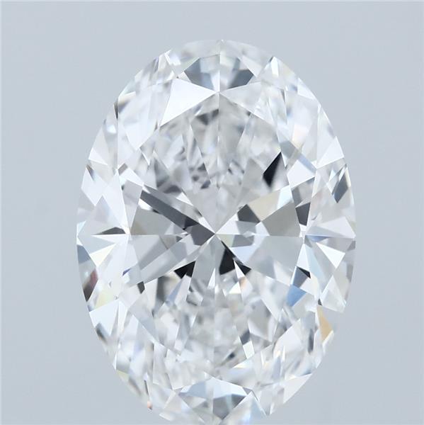 4.03ct Oval E VVS2 Lab Created Diamond