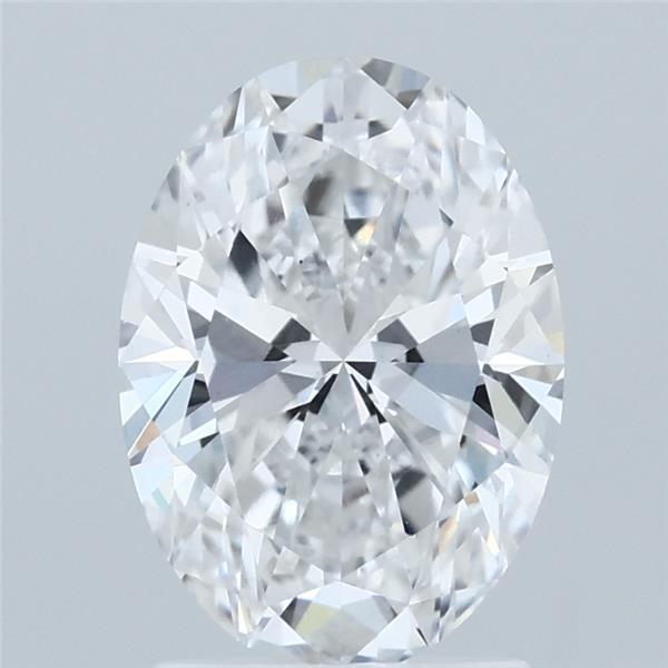 2ct Oval D VS1 Lab Created Diamond
