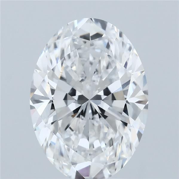 3ct Oval E VVS2 Lab Created Diamond