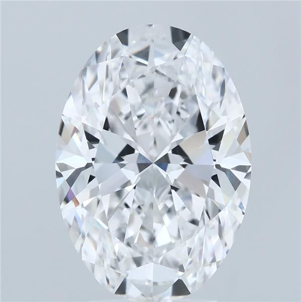 4.03ct Oval D VVS2 Lab Created Diamond