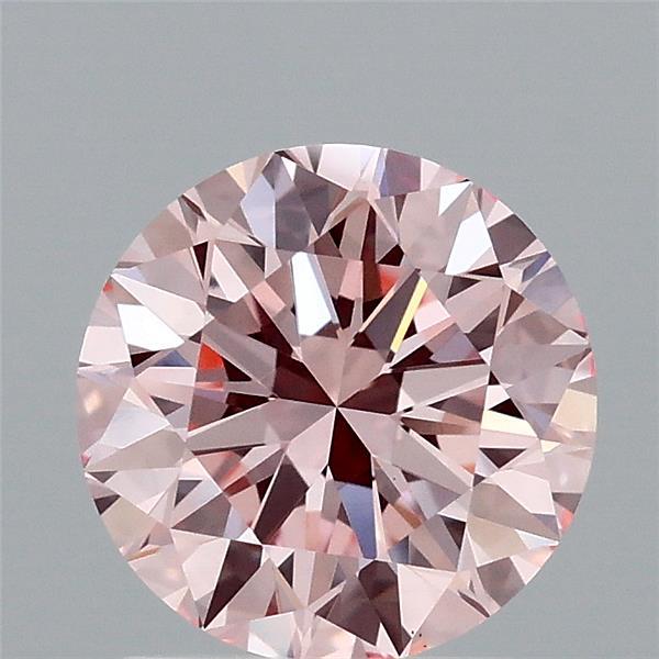 1.53ct Round FANCY INTENSE PINK VS1 Lab Created Diamond