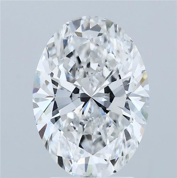 3.02ct Oval D VVS2 Lab Created Diamond