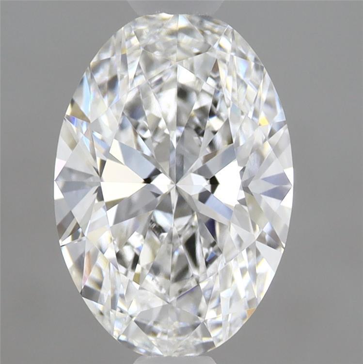 1.58ct Oval D VVS2 Lab Created Diamond
