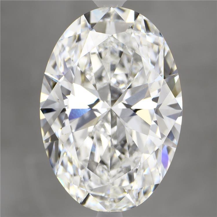 9.76ct Oval F VS1 Lab Created Diamond