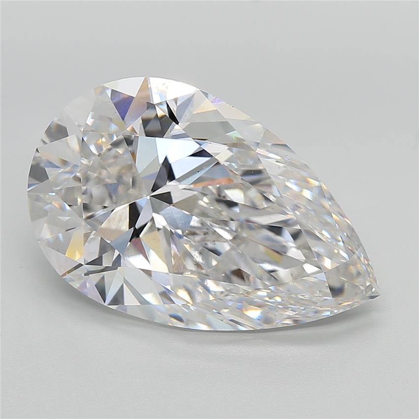 13.04ct Pear E VS2 Lab Created Diamond