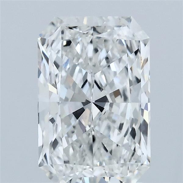 1.55ct Radiant F VVS2 Lab Created Diamond