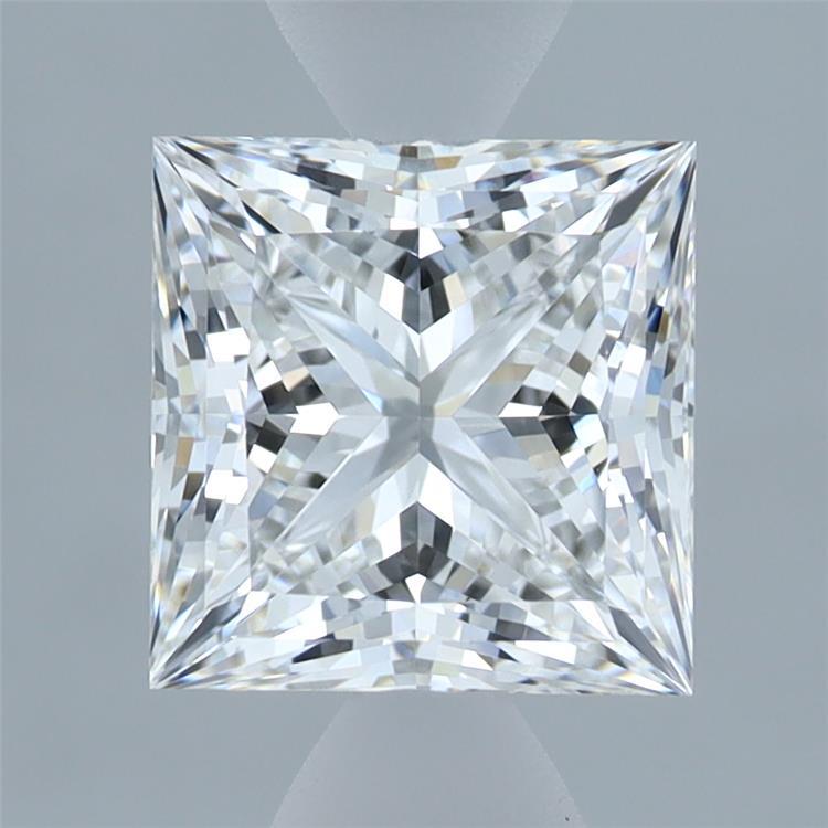 2.1ct Princess E VVS2 Lab Created Diamond