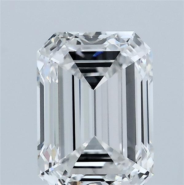 2.02ct Emerald F VVS2 Lab Created Diamond